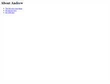 Tablet Screenshot of about.andrew.net.au
