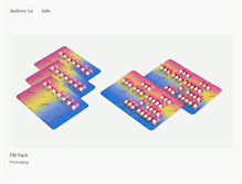 Tablet Screenshot of andrew.lu